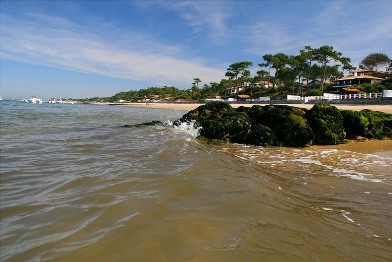 деревушки провинции Бордо поблизости от бухты и пляжей Аркашон